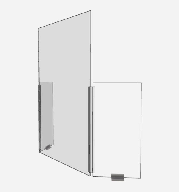 Triple Panel Guard – (Part # CV19-TPG-K) – Covid-19 Guards